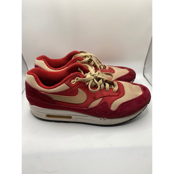 Size 10 - Nike Air Max 1 Premium Retro Red Curry (908366-600)